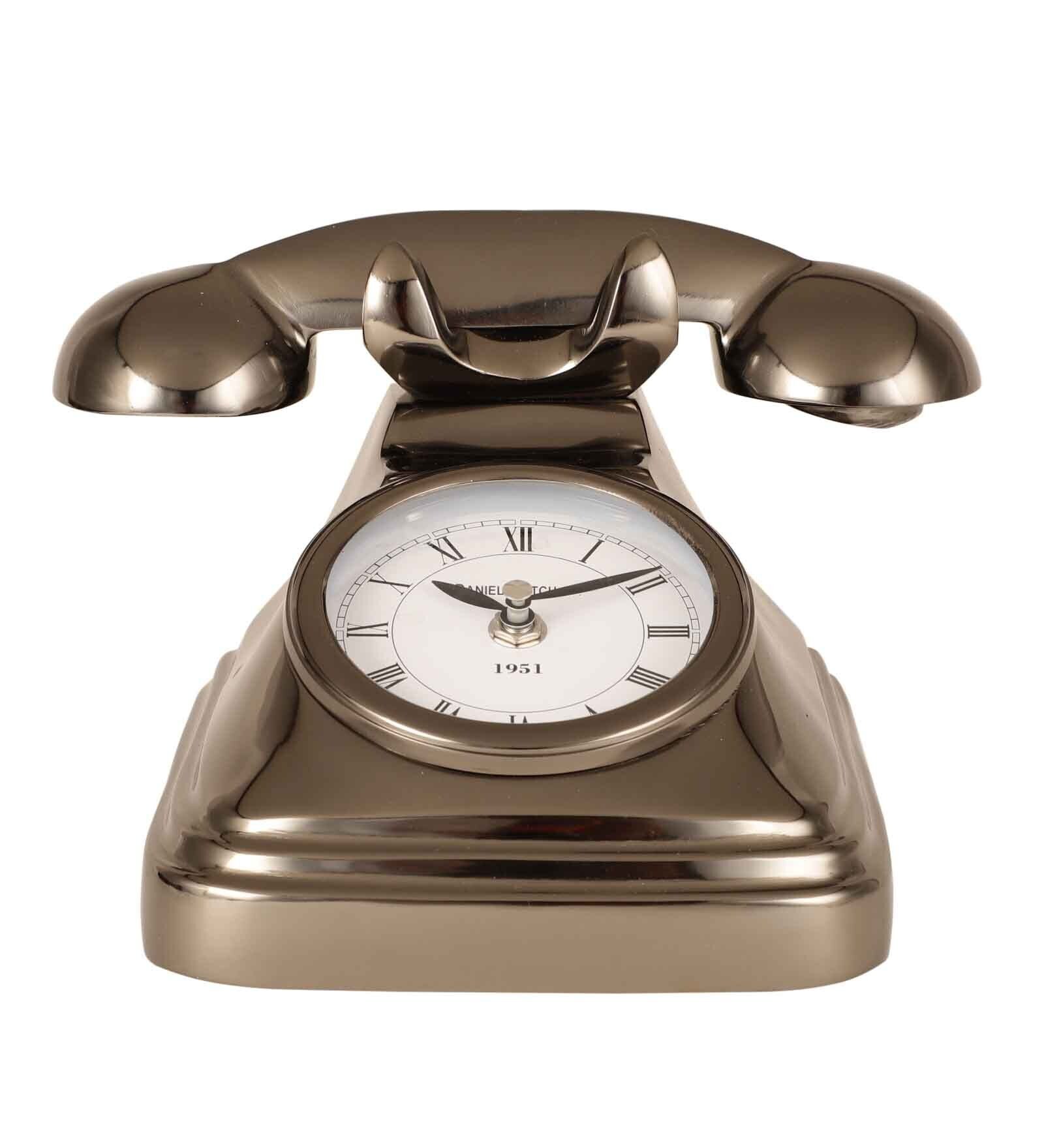 Dialtime Table Clock In Black Finish